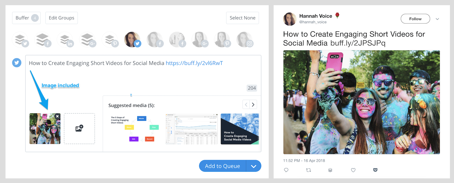[Publish] What will my Tweets look like once published? - Buffer FAQ