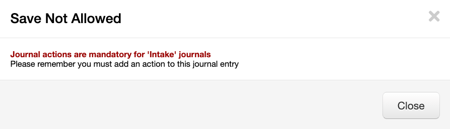 Configuring Journals - SupportAbility Knowledge Base