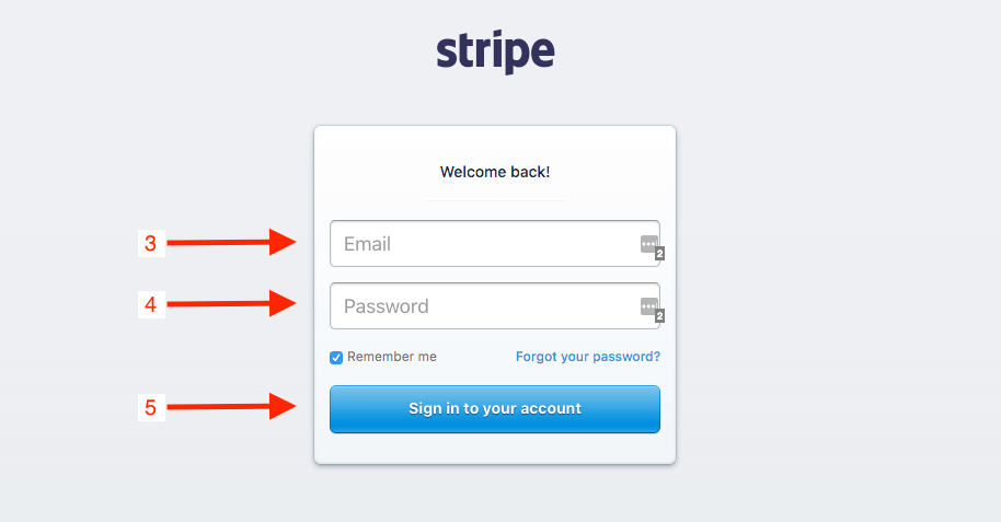 Stripe Login