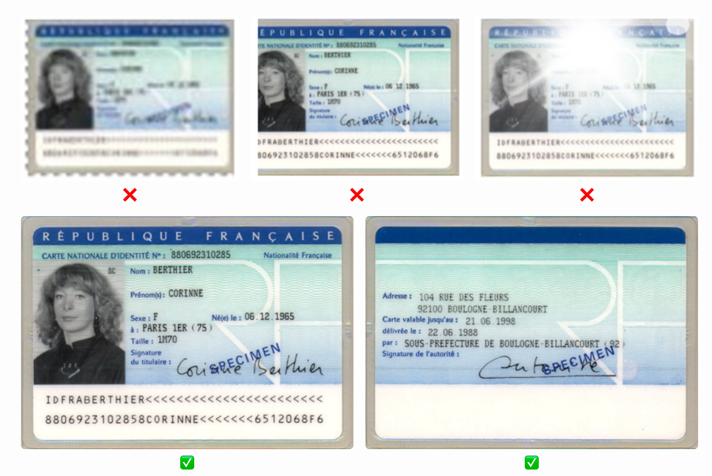 Verso D Une Carte D Identit Num riser Carte D Identit Recto Verso 