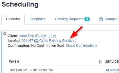 moving services between invoices time to pet knowledge base