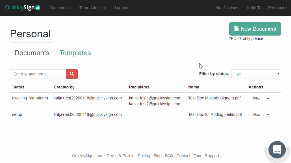 why-can-t-i-see-all-my-documents-quicklysign-knowledge-base