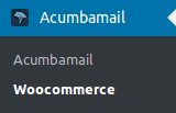 woocommerce plugin integration with acumbamail