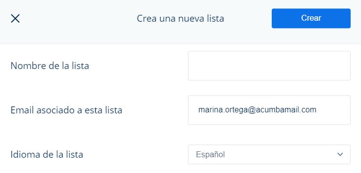 crear lista de suscriptores email marketing