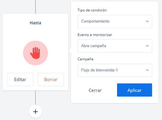 condición hasta automatizaciones