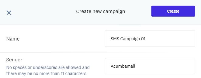 Create campaigns