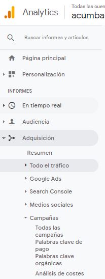 Google analytics seguimiento utm de campañas