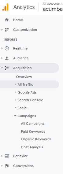 Google analytics tracking utm campaigns