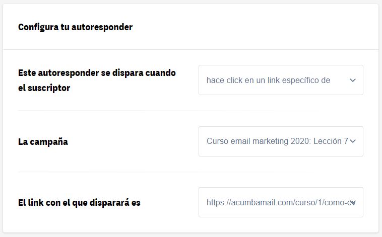 disparador de click en link específico