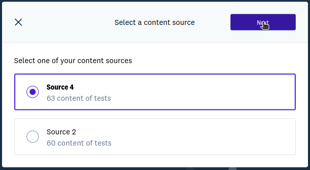 Añadir fuente de contenido