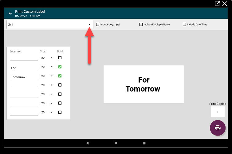 What is Create New Custom Label in the App? DateCodeGenie®