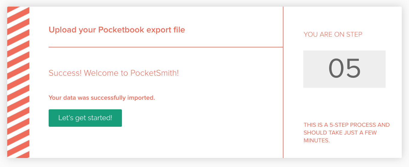 Importing accounts and transactions from Pocketbook PocketSmith Learn