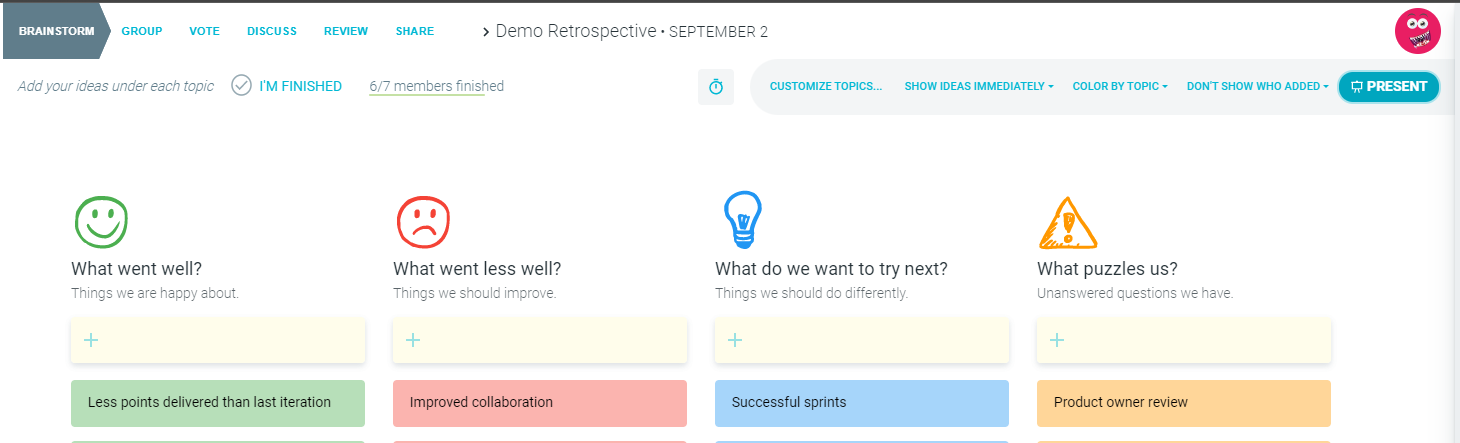 easy retro presentation mode