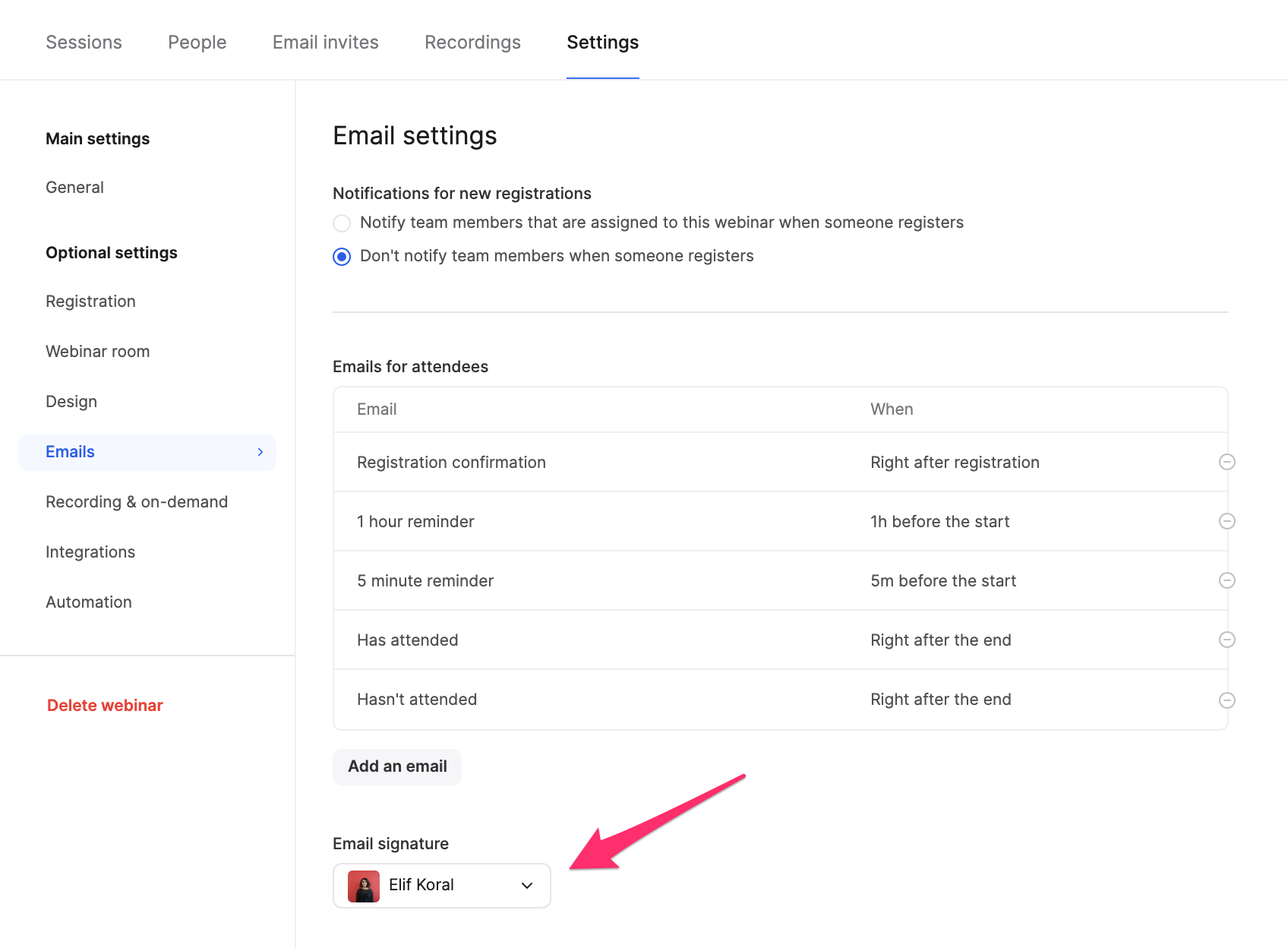 Customize & Edit the Content of Your Emails - Documentation | Livestorm