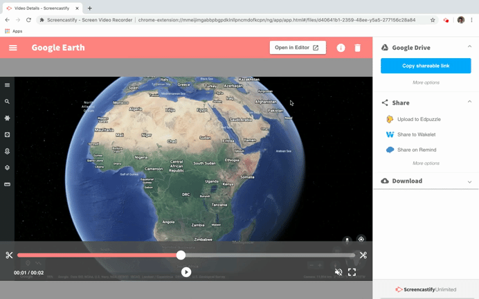 screencastify editor screencastify editor