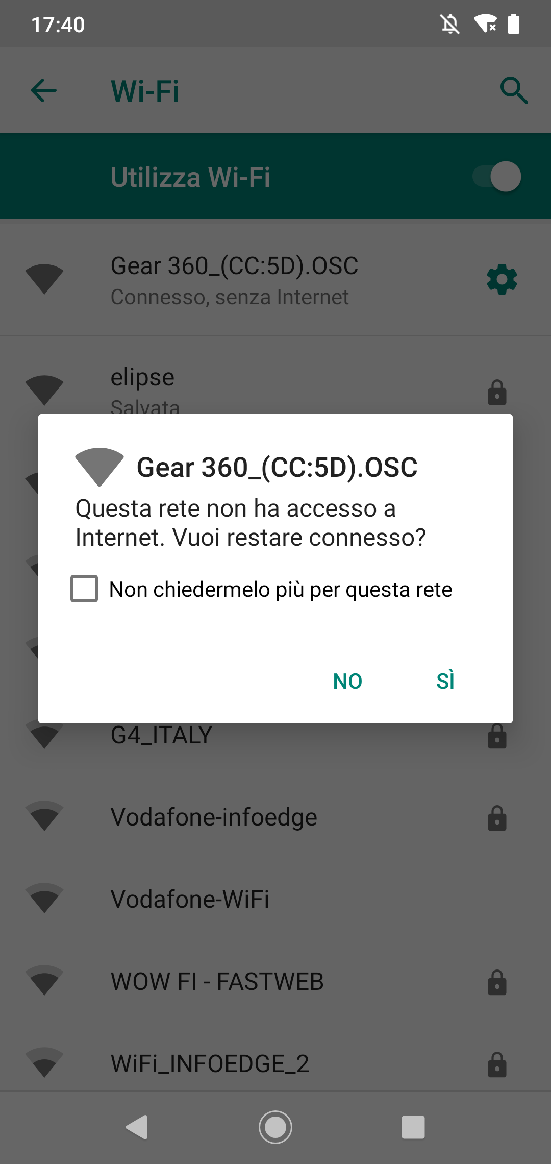 Wifi Connesso Nessun Accesso A Internet Cellulare