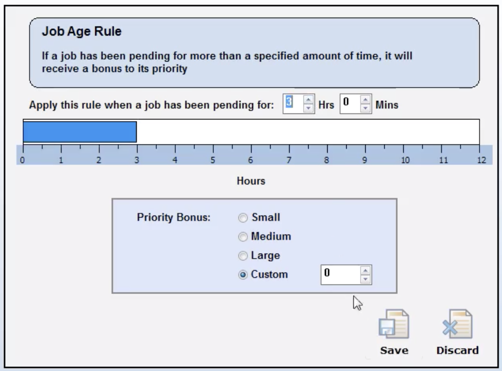 Job Age Rule