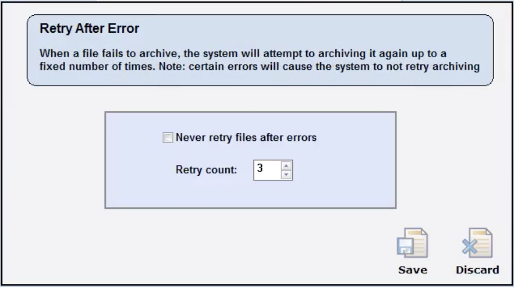 Retry After Error Rule