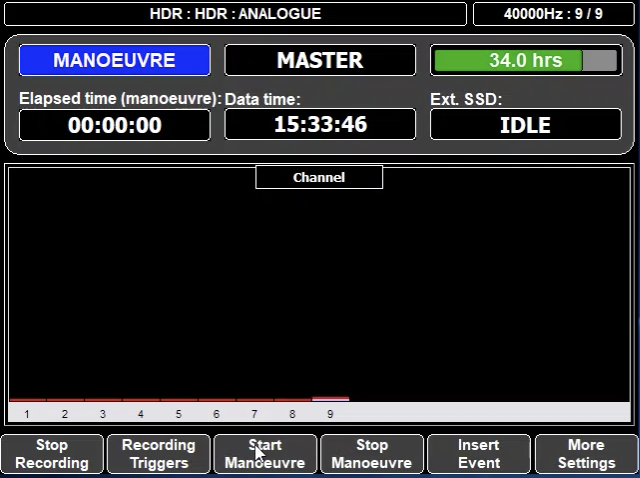 HDR Manoeuvre Active