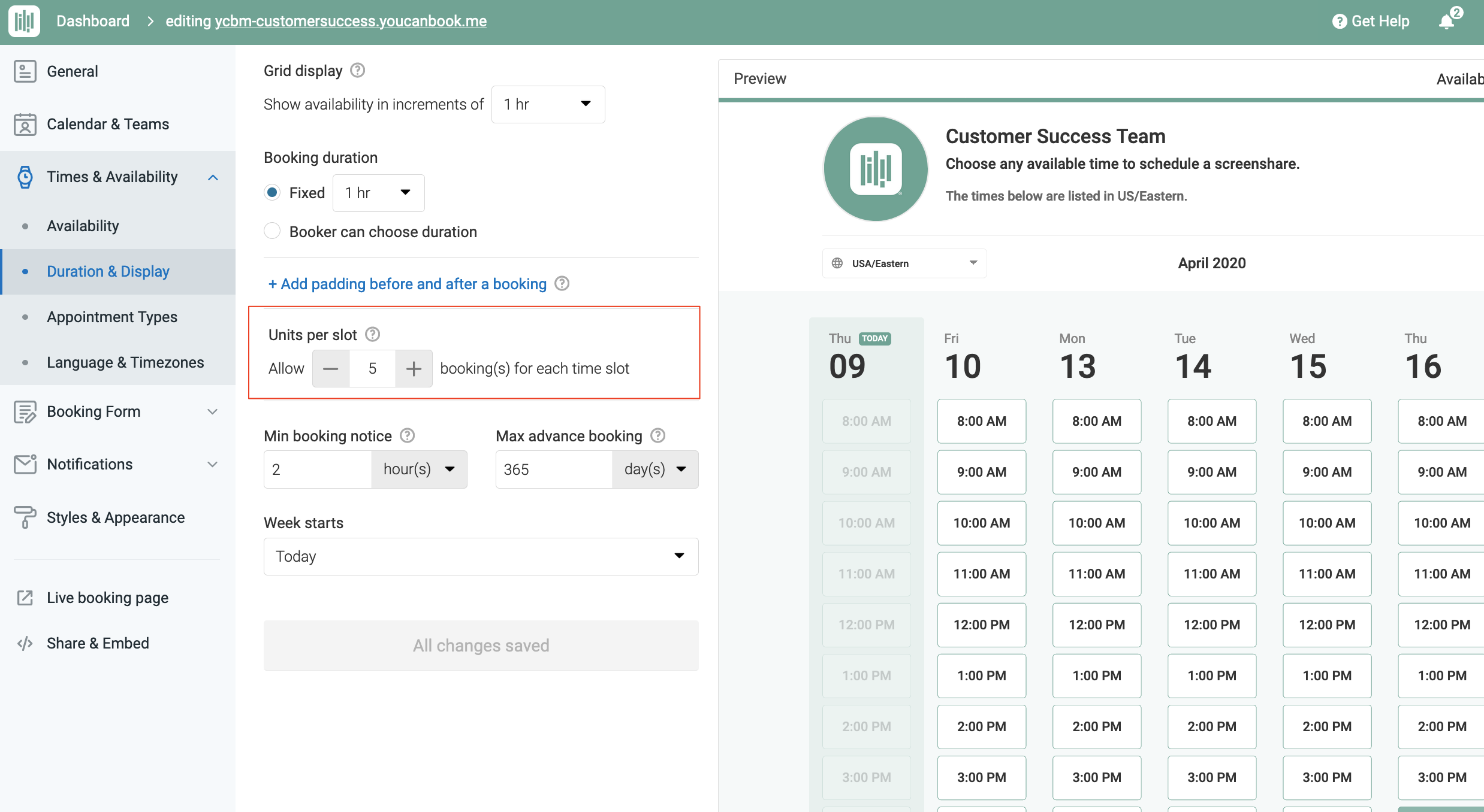 Google form sign up time slots