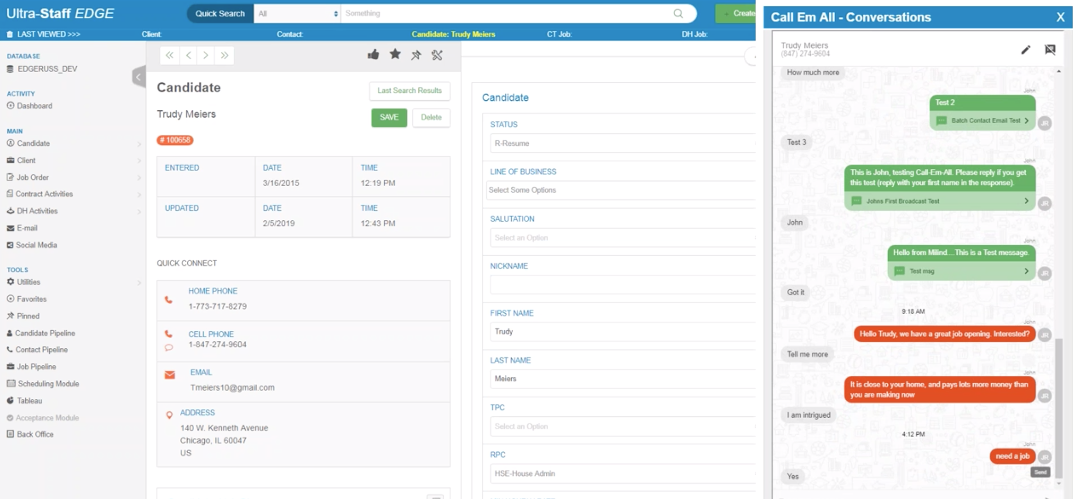 Using Text Em All In Ultra Staff EDGE Knowledge Base Support Text 