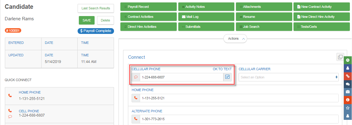 Using Text Em All In Ultra Staff EDGE Knowledge Base Support Text 