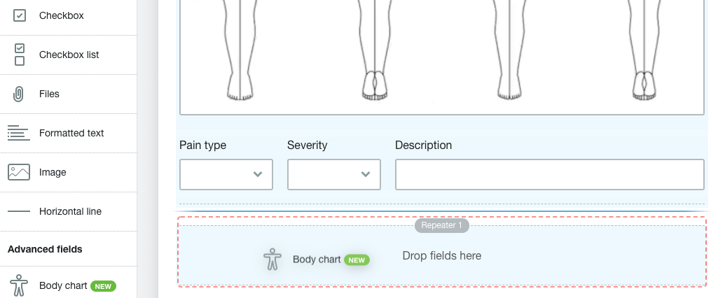 Add body charts to your web form - Hushmail Help