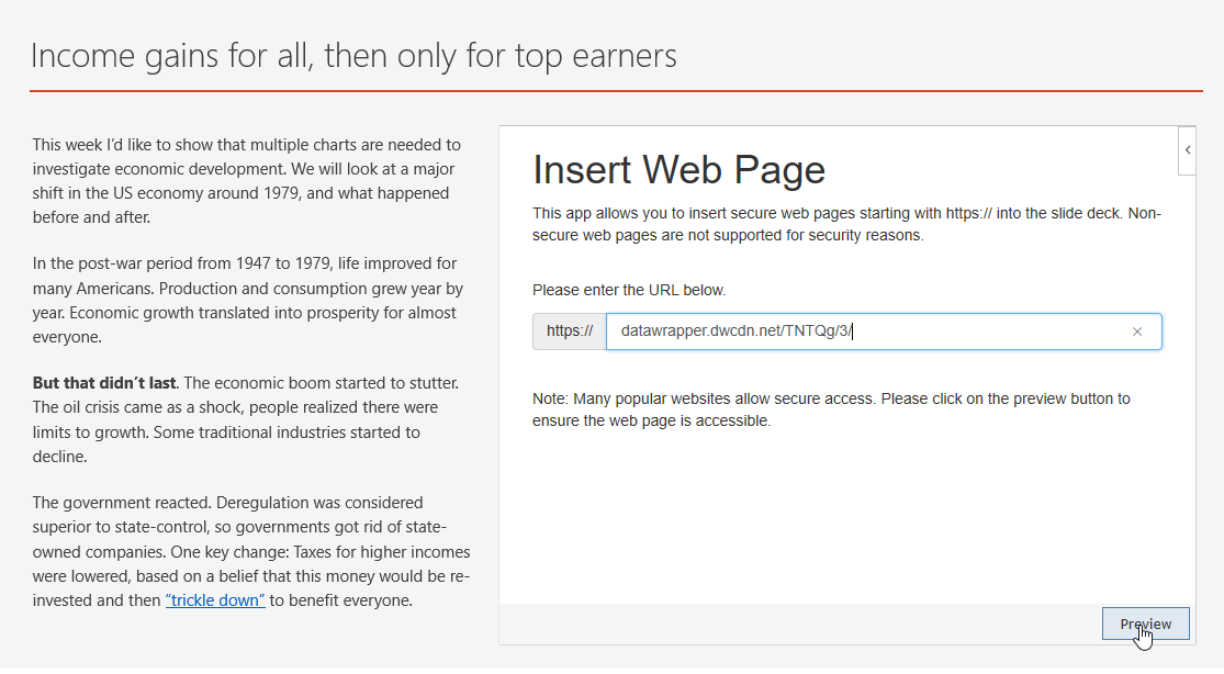 How To Embed Visualizations In Powerpoint Presentations - Datawrapper  Academy