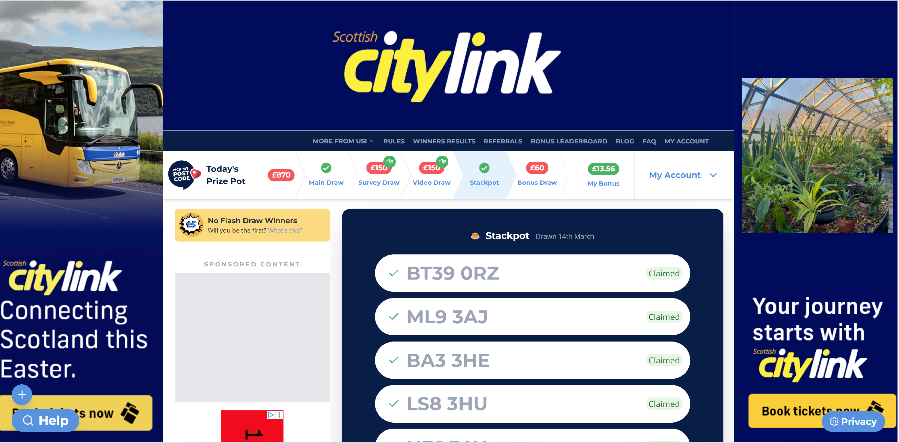 Changes to Stackpot layout on desktop - Pick My Postcode Help