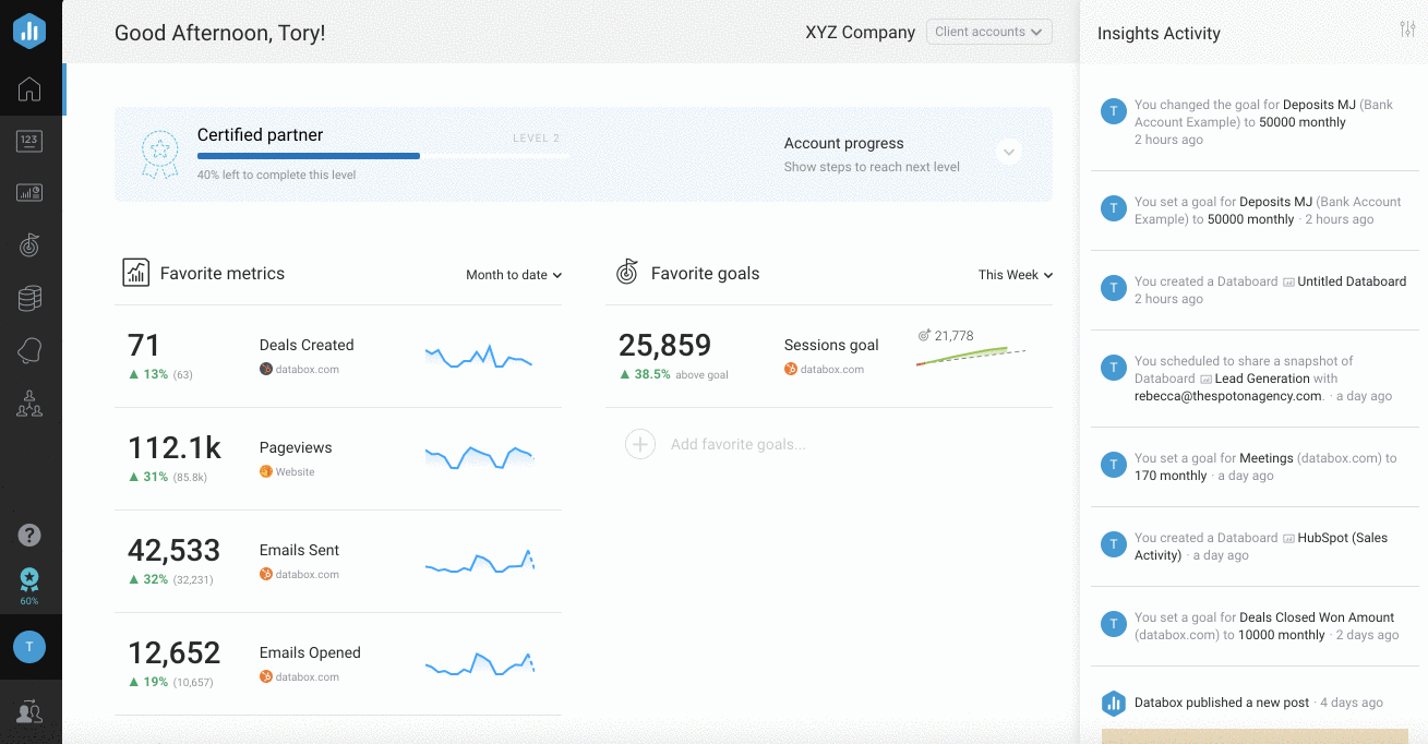 Setting Up Google Ads Reporting in Databox