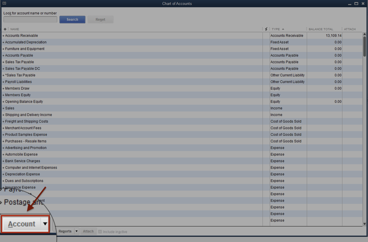 QuickBooks How to Create the Sales Tax Payable to DC Account in