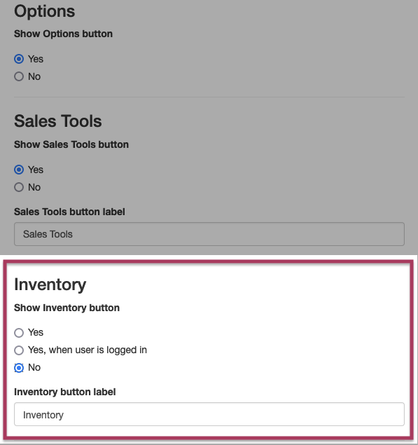How to Enable the Product Inventory Button on Your site