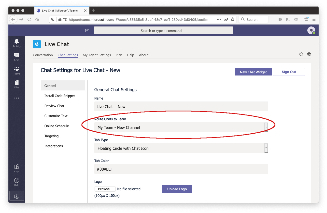 How To Manage Live Chat Settings In Microsoft Teams Social Intents