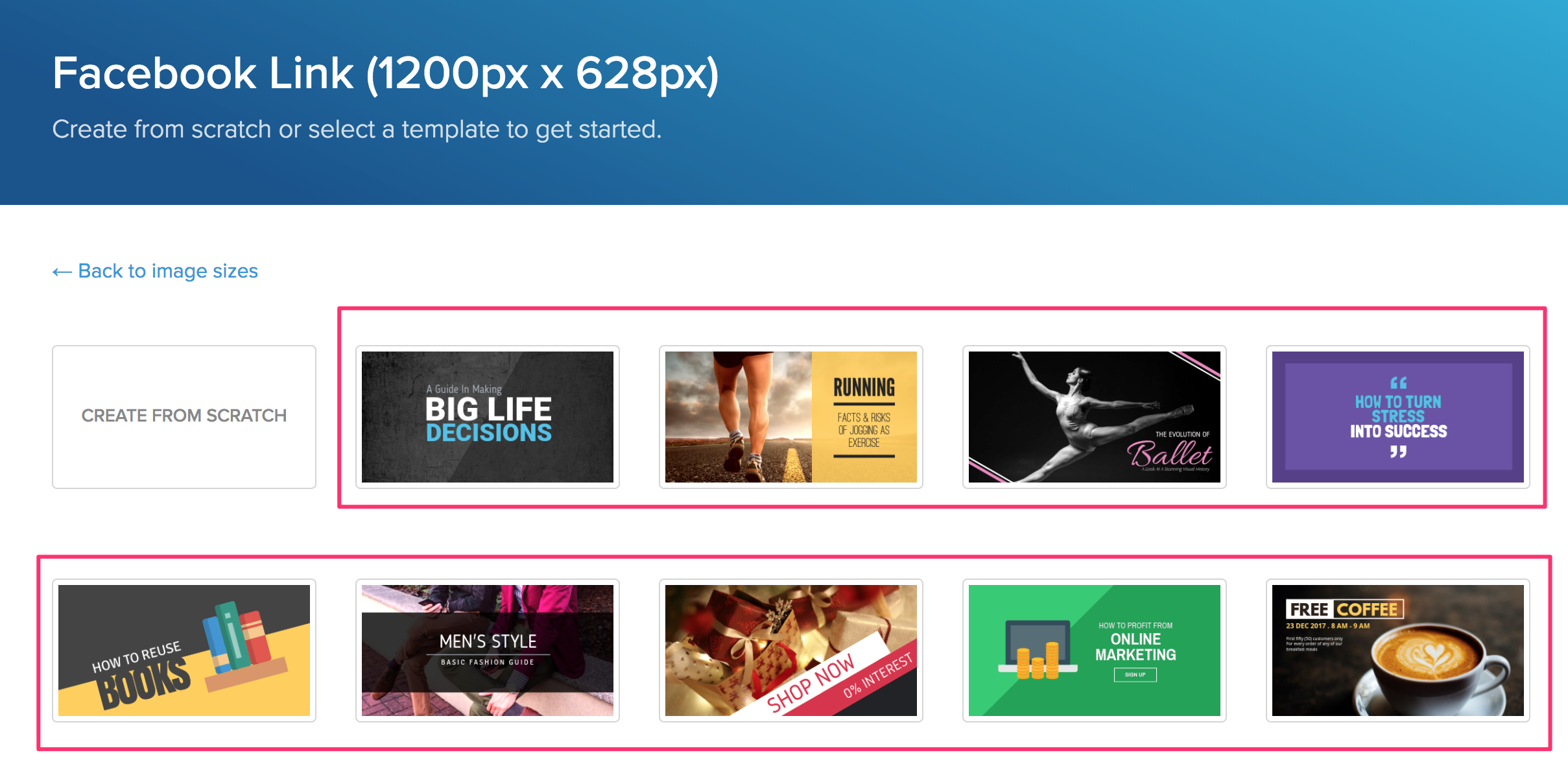 How do I select a template or layout? - Snappa Knowledge Base