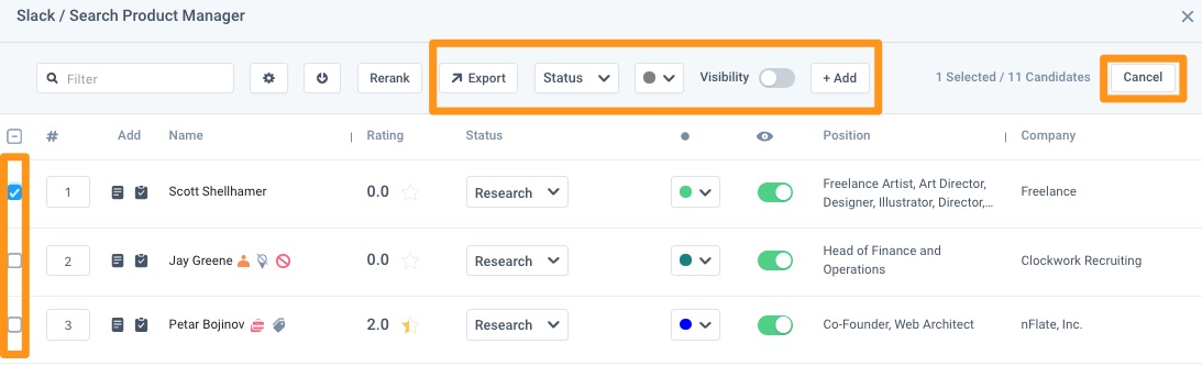 Grid View: Group Actions - Knowledge Base