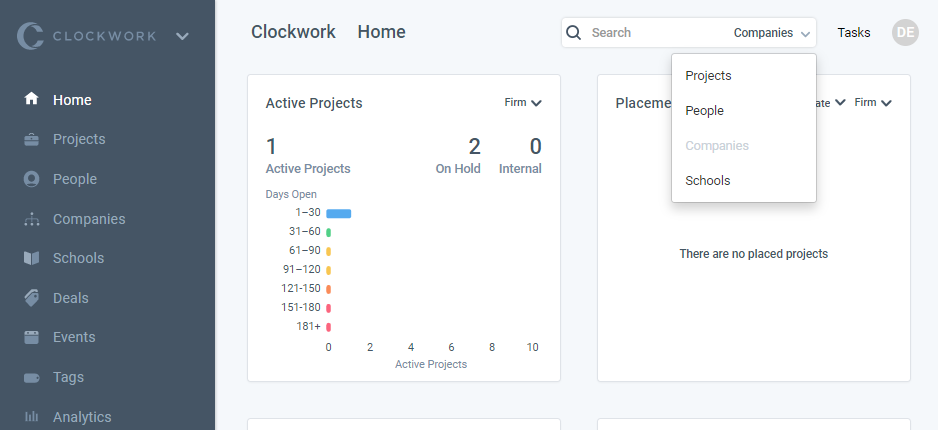 Search by Client Companies - Knowledge Base