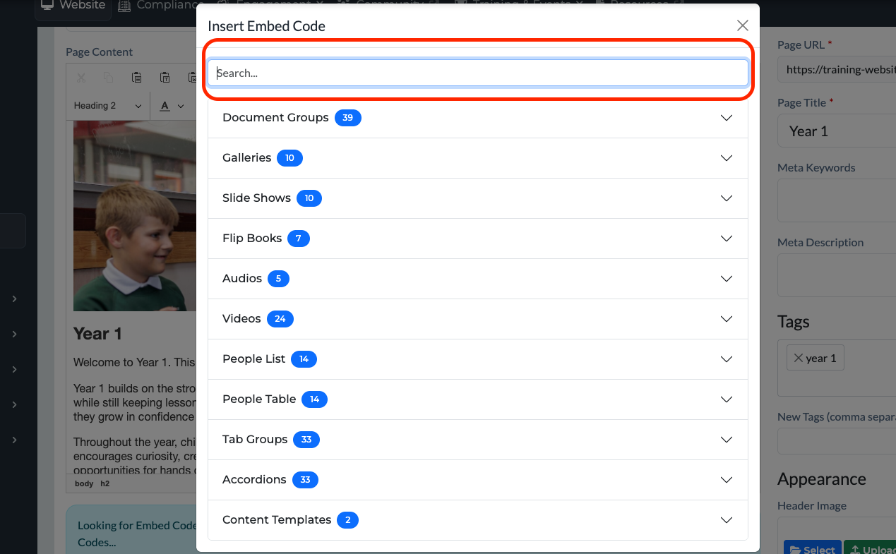 Managing Embed Codes - Schudio Knowledge Base