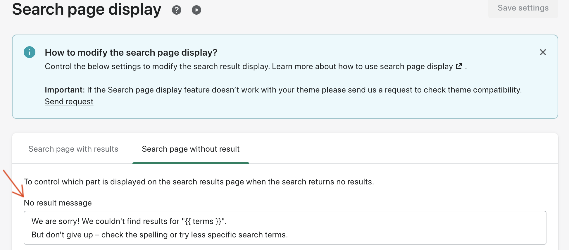 How to customize the no search result page Boost Commerce Help Center