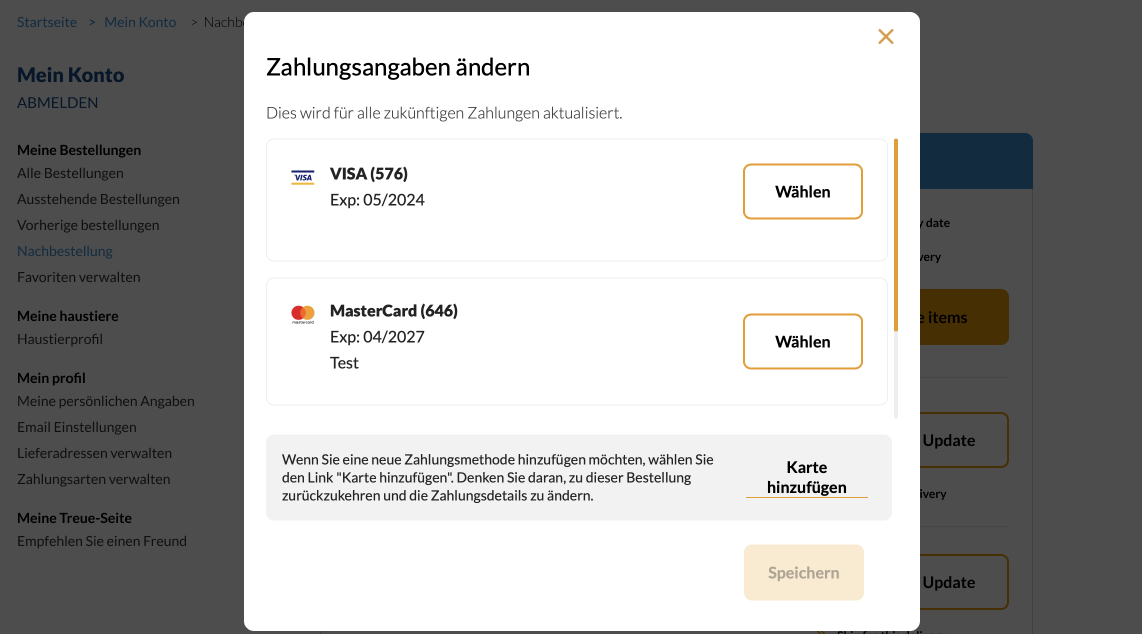Meine-Nachbestellung Meine-Nachbestellung