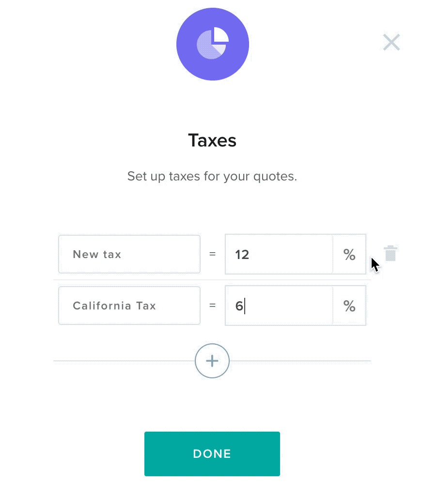 taxes qwilr help center