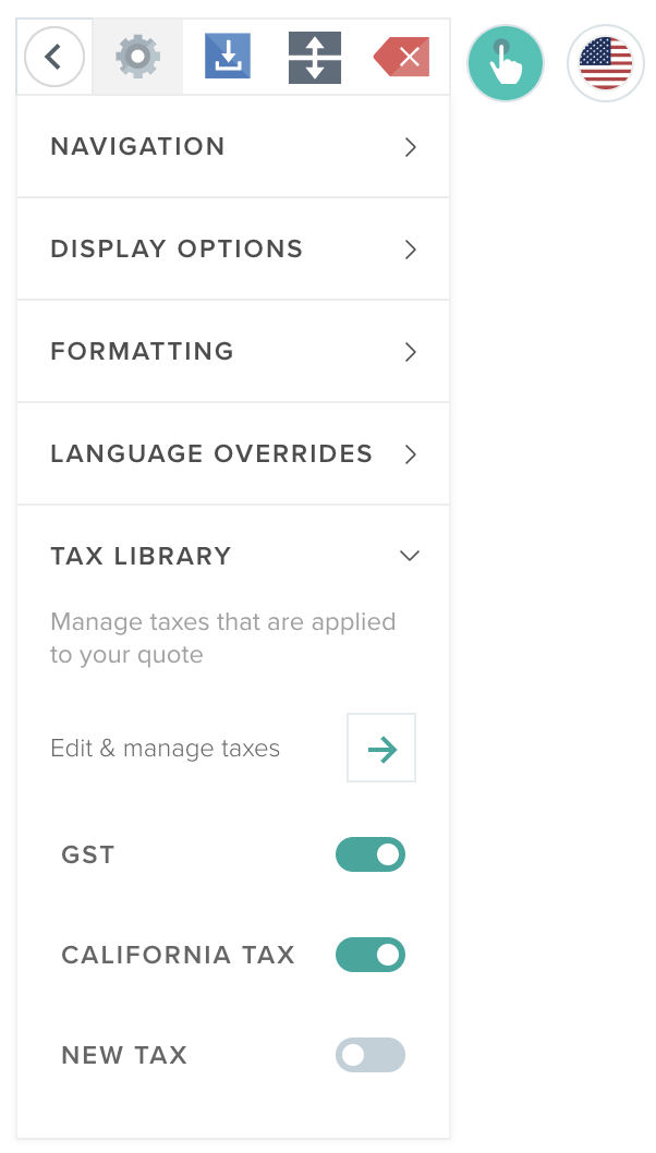 taxes qwilr help center
