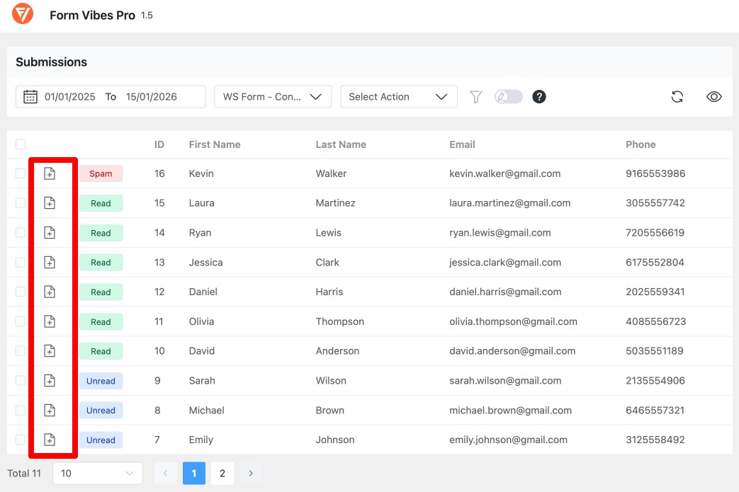 Form Vibes: Note Settings