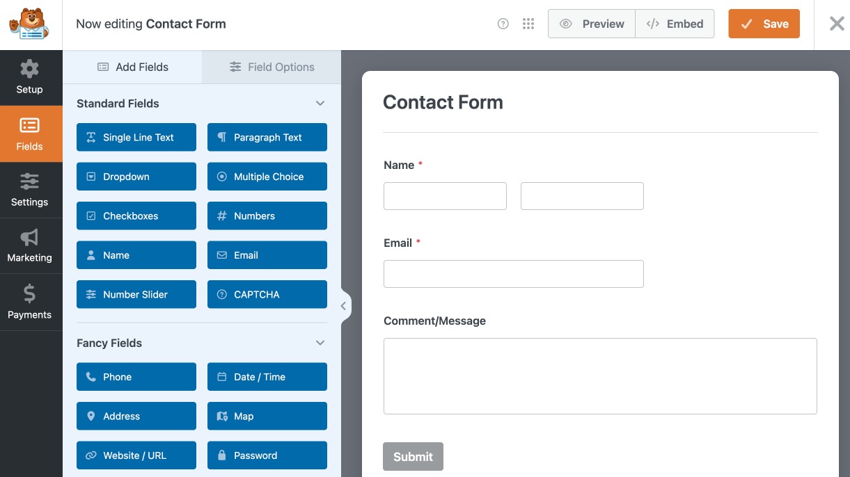 Create WP Forms