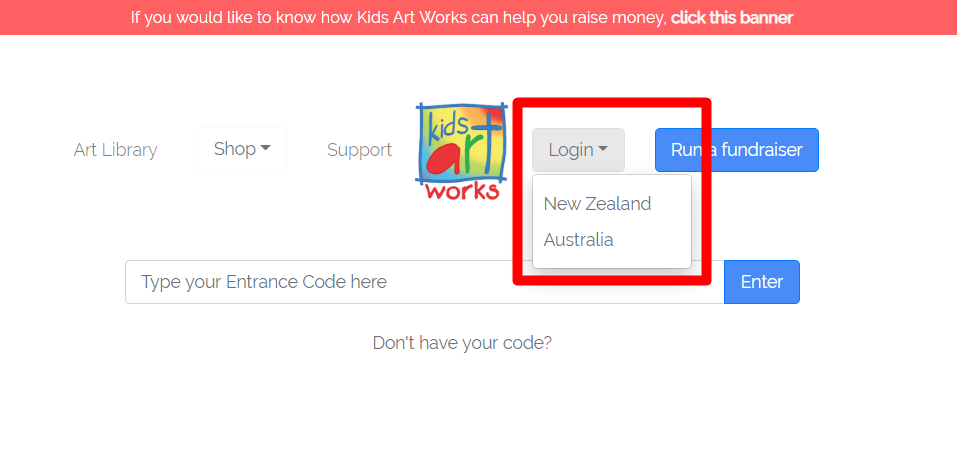Logging In As An Organiser Kids Art Works Knowledge Base