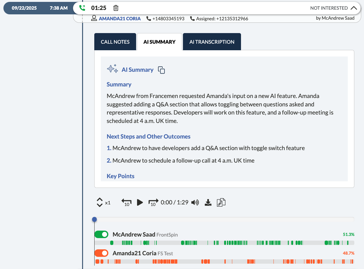 Release Notes 09.19.2025 - FrontSpin Knowledge Base