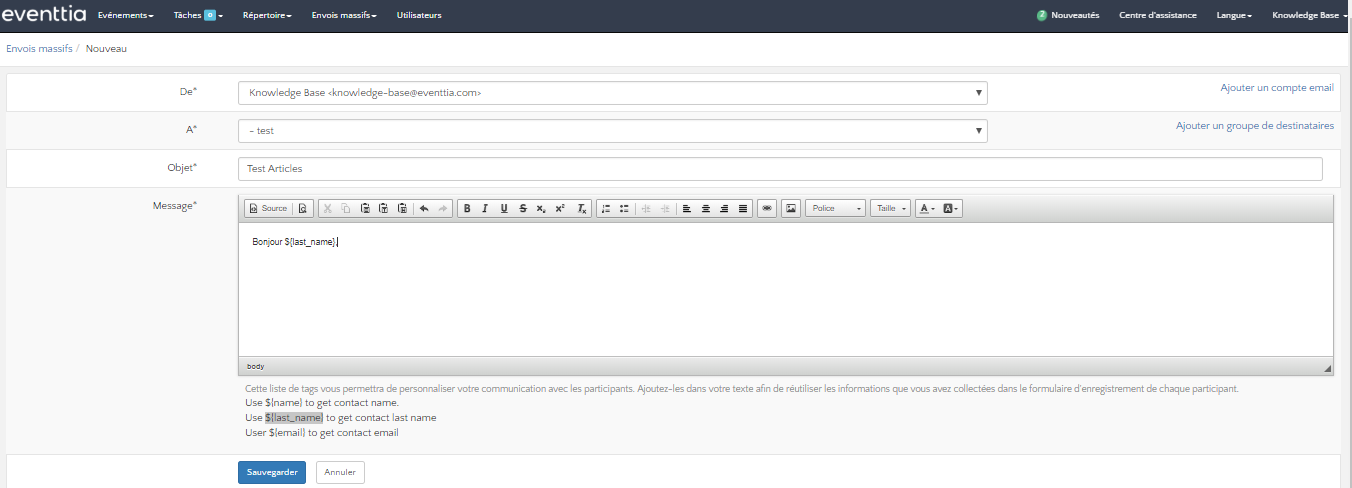 Exemple De Mail Pour Diffuser Une Information