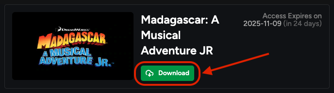 Green Download Button