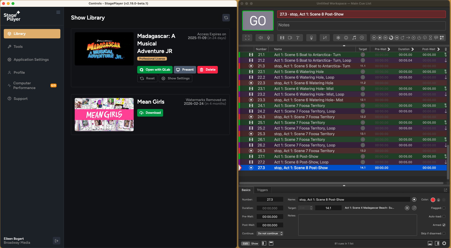 Content Appears in QLab