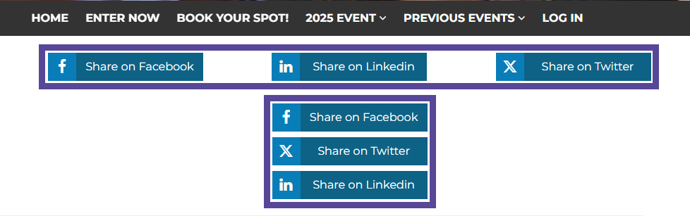 Share on Social Widget - Evessio Knowledge Base