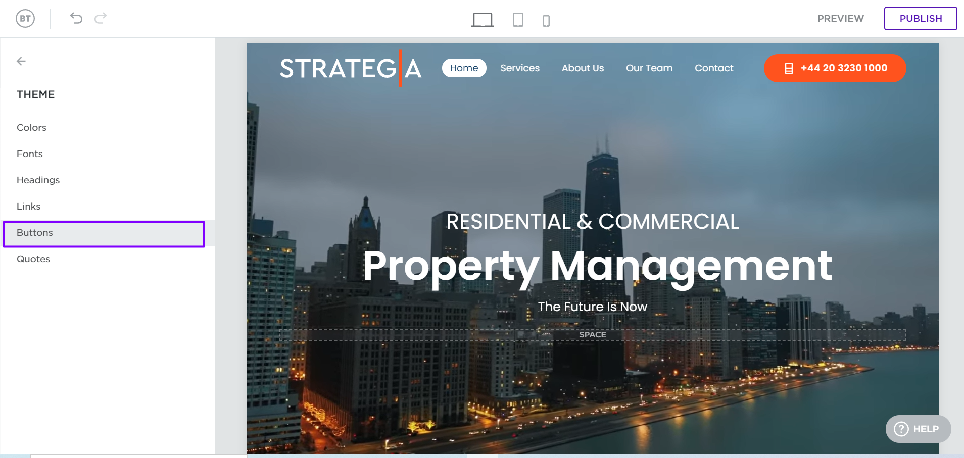 Theme Buttons BT Help Articles